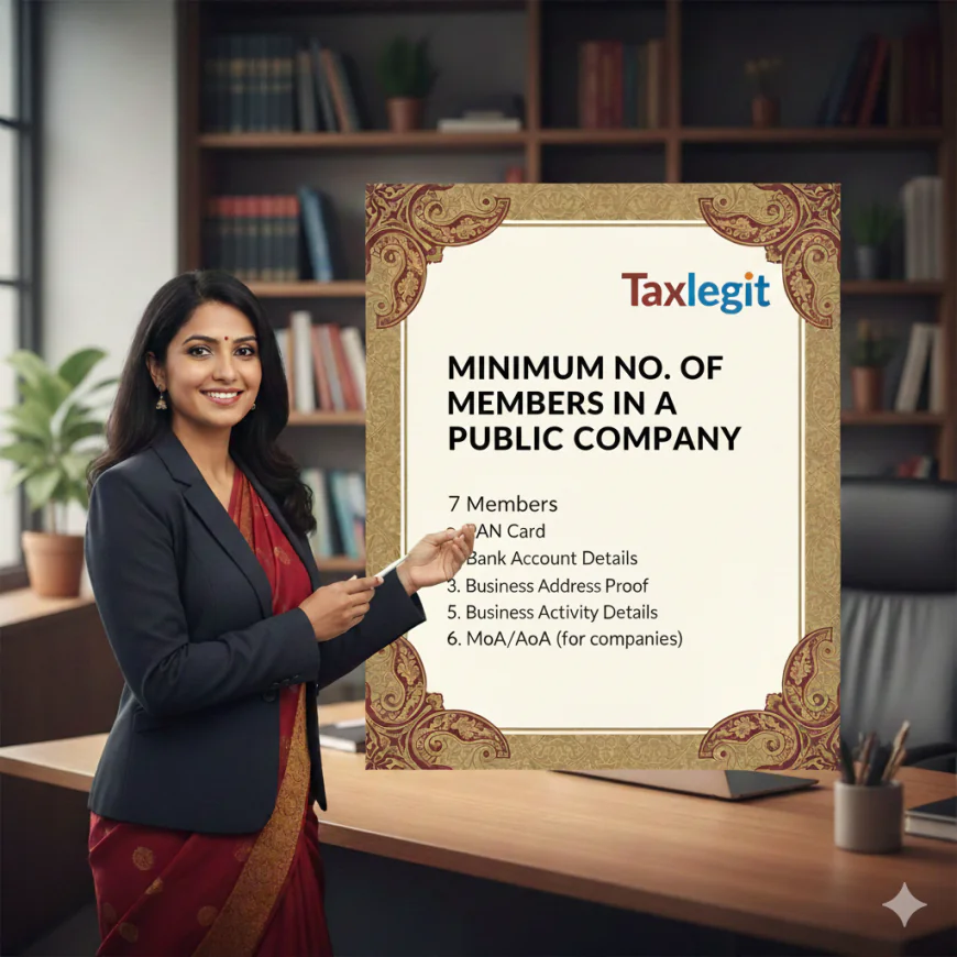 What Is the Minimum Number of Members in a Public Company & Why Income Tax ITR Filing Matters ?