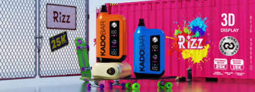 A Closer Look at the Kado Bar Rizz Vape: Style, Flavor, and Modern Vaping Trends