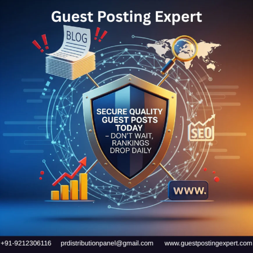 Expert Guest posting service with manual outreach for Top SEO Links