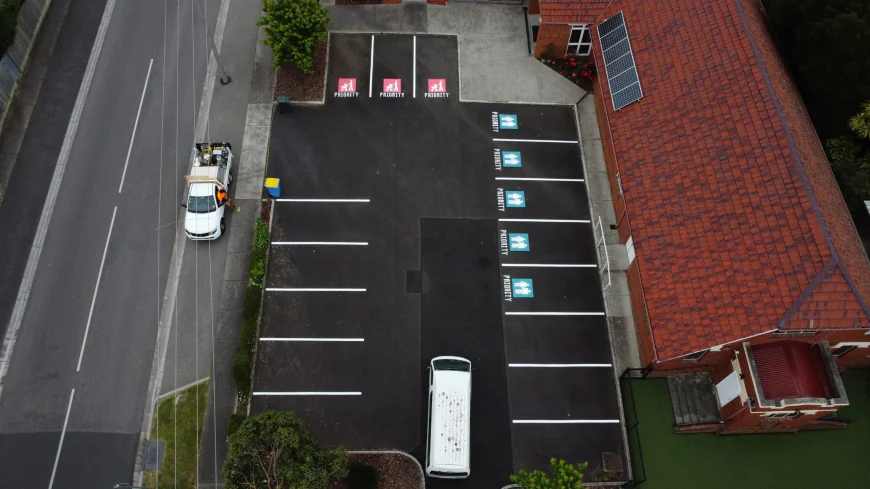 How Line Marking Contractors Melbourne Enhance Car Parks