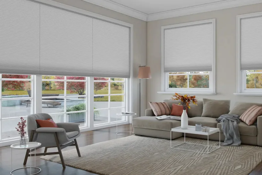Elegant Window Treatments with Custom Blinds Services