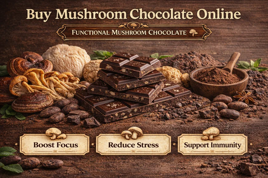 Buy Mushroom Chocolate Online | Functional Mushroom Chocolate