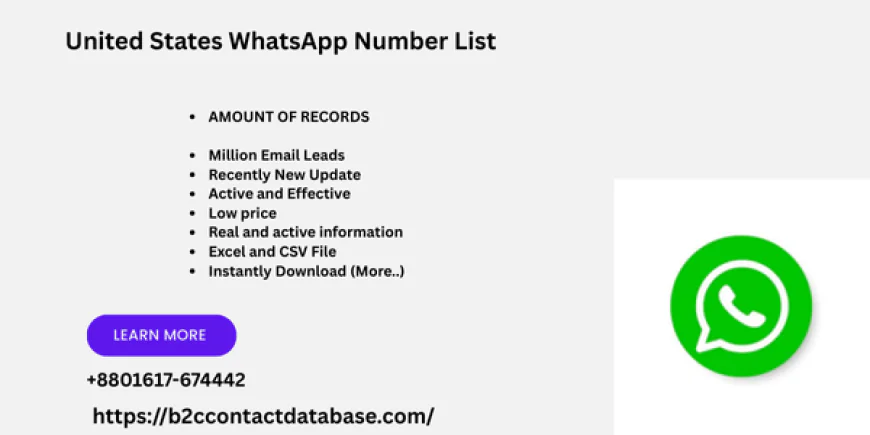 What is United States WhatsApp Number List and why is it needed