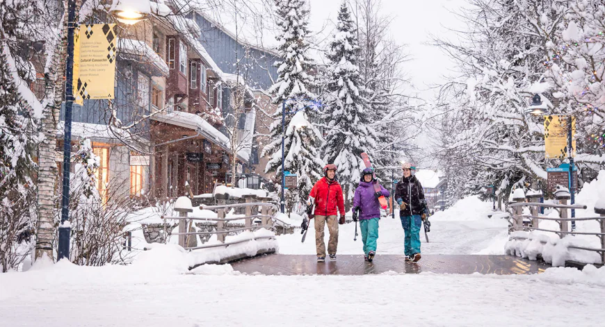 Tourists Love Whistler in Winter, Book Taxis Early