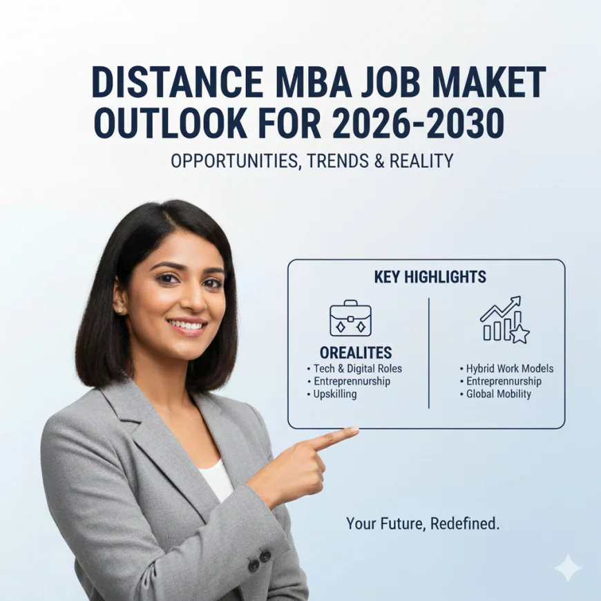 Distance MBA Job Market Outlook for 2026–2030: Opportunities, Trends & Reality