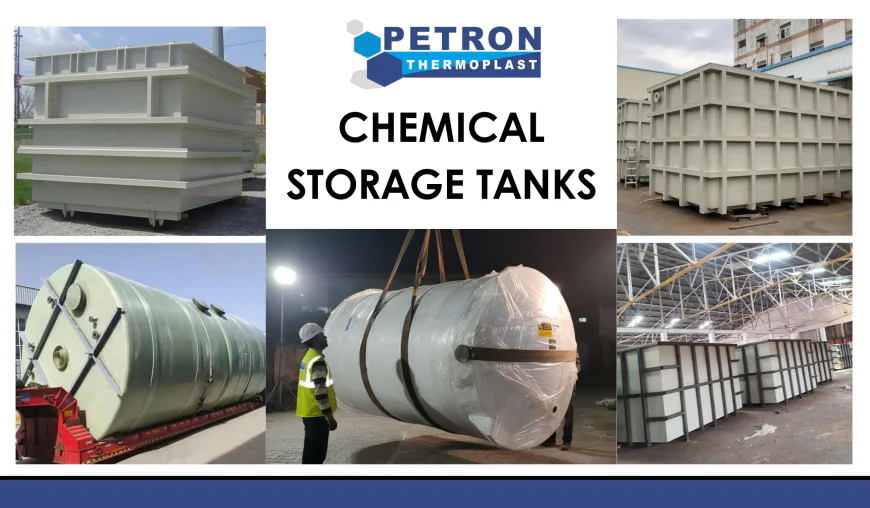 FRP Storage Tanks for Bulk Industrial Chemical Storage