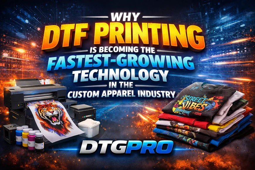 Why DTF Printing Is Becoming the Fastest-Growing Technology in the Custom Apparel Industry