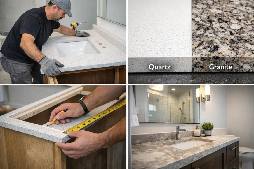 Bathroom Countertop Installation: A Complete Guide for Homeowners