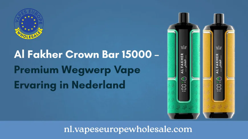Al Fakher Crown Bar 15000 – Premium Wegwerp Vape Ervaring in Nederland