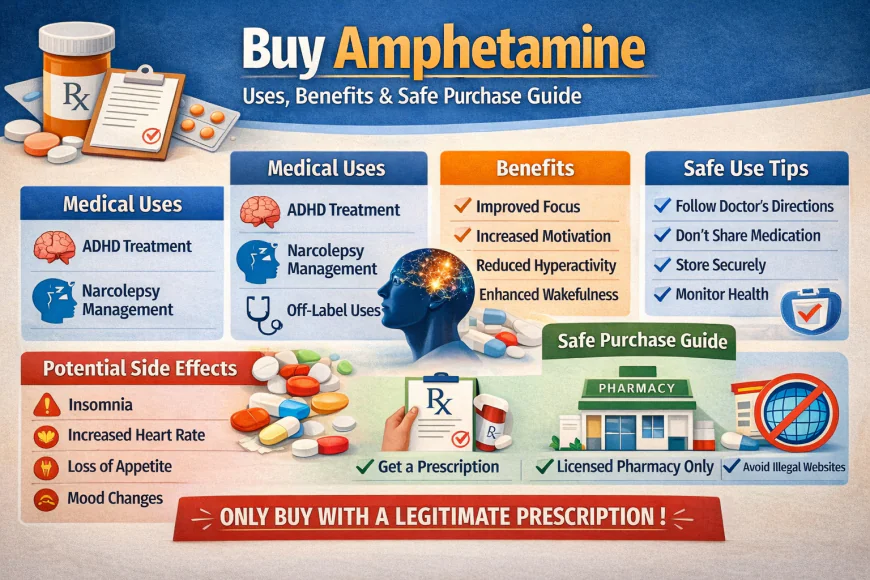 Buy Amphetamine – Uses, Benefits & Safe Purchase Complete Guide