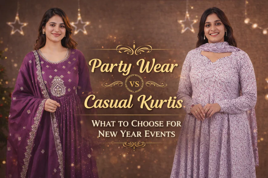 Party Wear vs Casual Kurtis: What to Choose for New Year Events