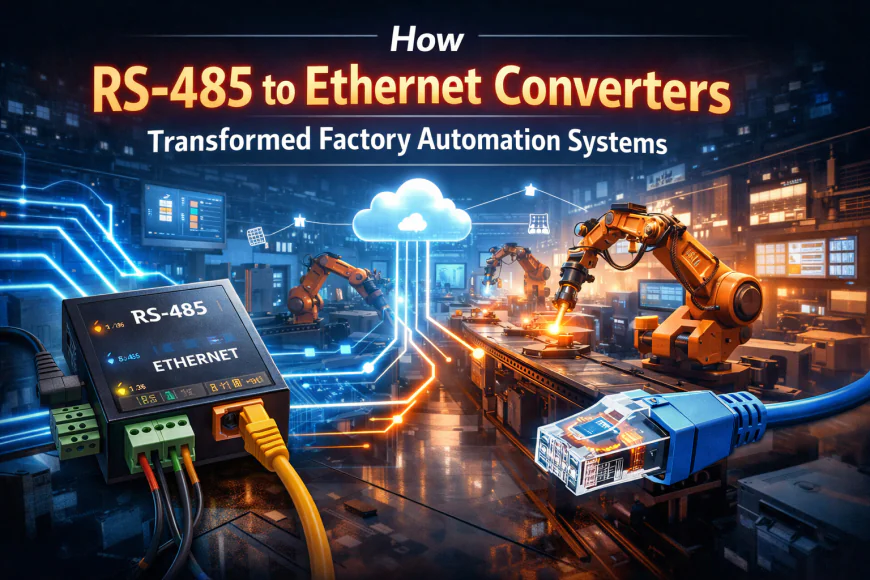 How RS-485 to Ethernet Converters Transformed Factory Automation Systems