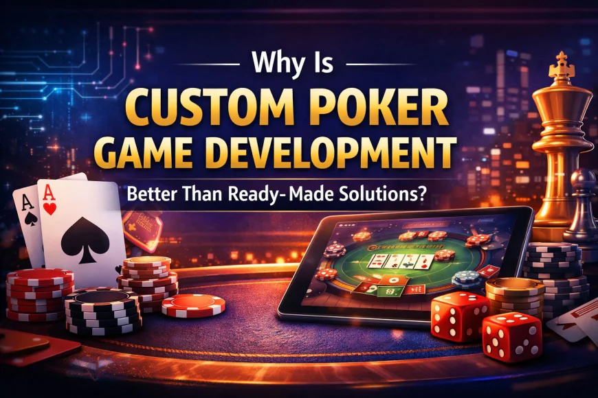 Why Is Custom Poker Game Development Better Than Ready-Made Solutions?