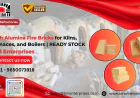 High Alumina Fire Bricks for Kilns, Furnaces, and Boilers | Ready Stock