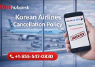 How to cancel korean air ticket online?