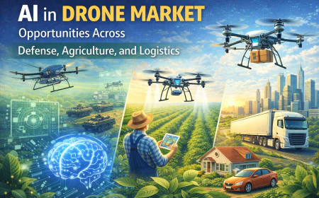 AI in Drone Market Opportunities Across Defense, Agriculture, and Logistics