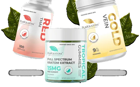 PurKratom offers premium kratom, ranging from red maeng da powder to gold vein capsules.