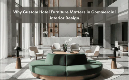 Why Custom Hotel Furniture Matters in Commercial Interior Design