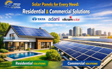 Residential Solar Panels: The Smart Choice for Solar Panels for Home in Indore