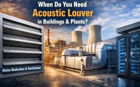When Do You Need an Acoustic Louver in Buildings and Industrial Plants?