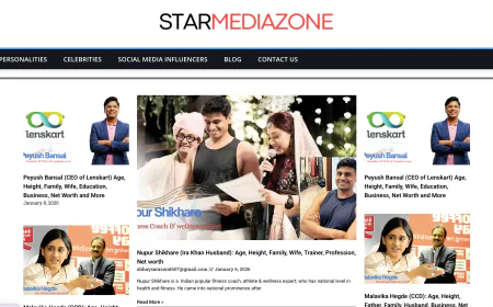 Latest Celebrity News, Facts & Profiles on StarMediaZone