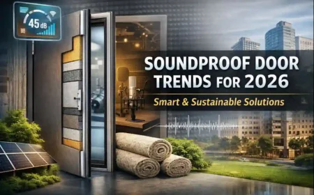 Soundproof Door Trends for 2026: Smart and Sustainable Acoustic Solutions