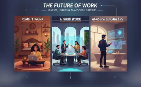 The Future of Work — Remote, Hybrid & AI-Assisted Careers