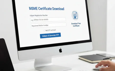 MSME Certificate Download: A Simple Step-by-Step Guide 2026