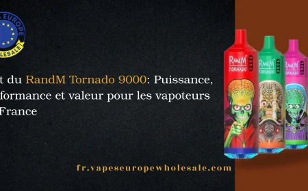 Test du R&M Tornado 9000 : Puissance, performance et valeur pour les vapoteurs en France