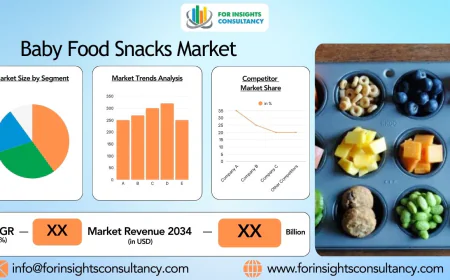 Baby Food Snacks Market Size, Share, Growth, Trends & Forecast to 2034