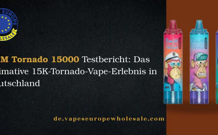 R&M Tornado 15000 Testbericht: Das ultimative 15K-Tornado-Vape-Erlebnis in Deutschland