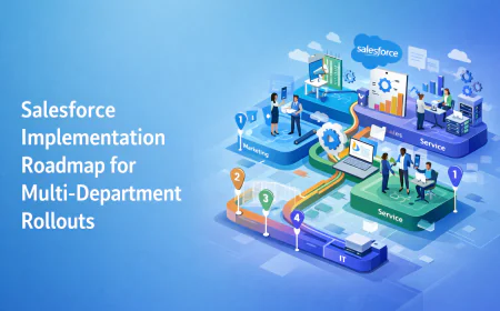 Salesforce Implementation Roadmap for Multi-Department Rollouts