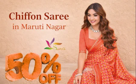 Buy Elegant Chiffon Sarees in Maruti Nagar Online