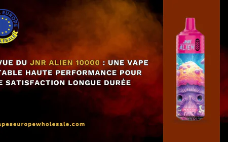 Revue du JNR Alien 10000 : une vape jetable haute performance pour une satisfaction longue durée