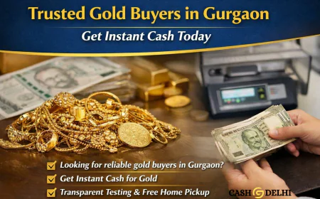 Sell Gold for Cash in Gurgaon: Get Instant Money with Trusted Gold Buyers