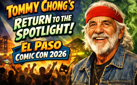 Tommy Chong’s Return to the Spotlight at El Paso Comic Con 2026