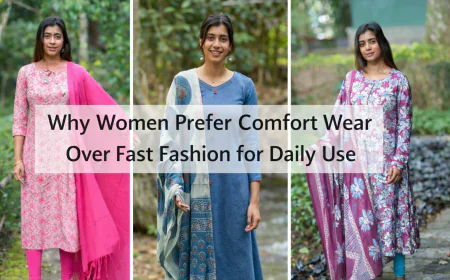 Why Women Prefer Comfort Wear Over Fast Fashion for Daily Use