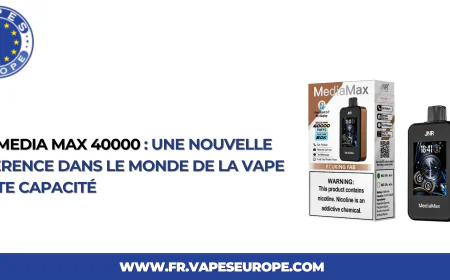 JNR Media Max 40000 : Une nouvelle référence dans le monde de la vape haute capacité