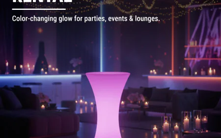 Cocktail Event Table Rental Dubai for Comfortable and Well-Planned Events