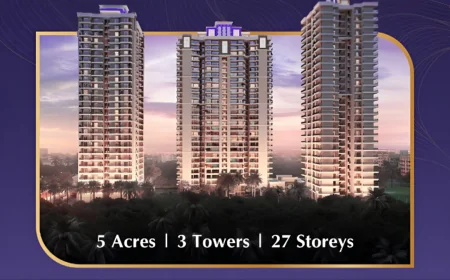 SKA Divine Wave City: Perfect 3 & 4 BHK Flats for Families