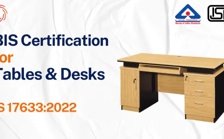 BIS Certificate for Tables and Desks under IS 17633:2022 – Complete Compliance Guide