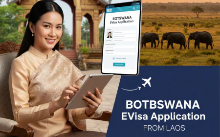 Botswana eVisa Application  from Laos