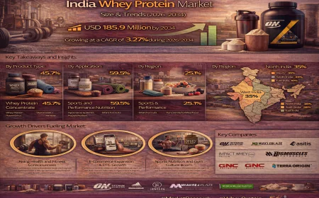 India Whey Protein Market 2026: Growth, Trends and Forecast 2034 | Get Free Sample Report