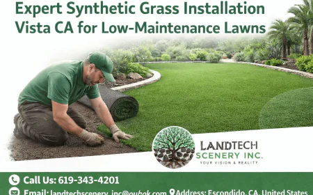 Expert Synthetic Grass Installation Vista CA for Low-Maintenance Lawns