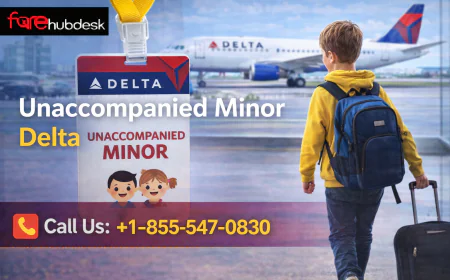 What age can a minor fly alone on Delta?
