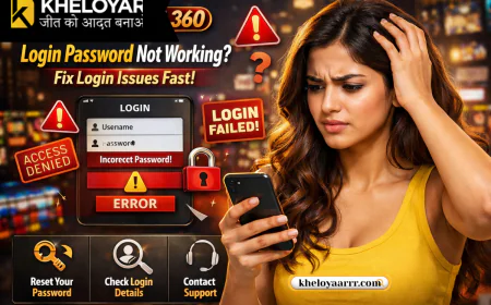 Kheloyar 360 Login Password Not Working? Fix Login Issues Fast