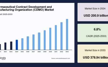 Pharmaceutical Contract Development and Manufacturing Organization (CDMO) Market Regional Analysis and Forecast 2025–2033