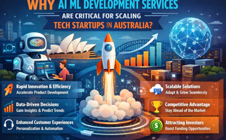 Why AI ML Development Services Are Critical for Scaling Tech Startups in Australia? 