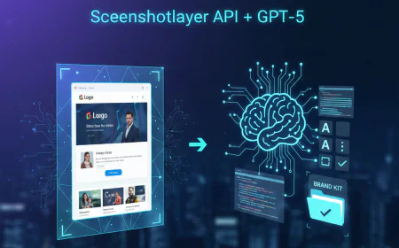 Best Guide to Building a Brand-Kit Extractor for Any Website (with Screenshotlayer API + GPT-5)