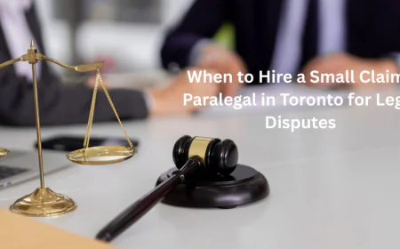 When to Hire a Small Claims Paralegal in Toronto for Legal Disputes